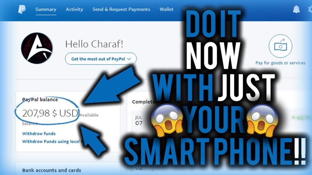 How to Make Money Online With PayPal | Ponirevo