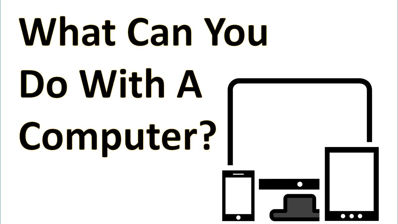 Computer Fundamentals – Computer Uses – What Can you do with Computers – Technology Tutorials PC Mac | Video