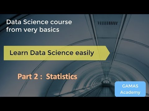 Data Science Tutorials | Part 2 Session 1 |Statistics – Basic Concepts | Video