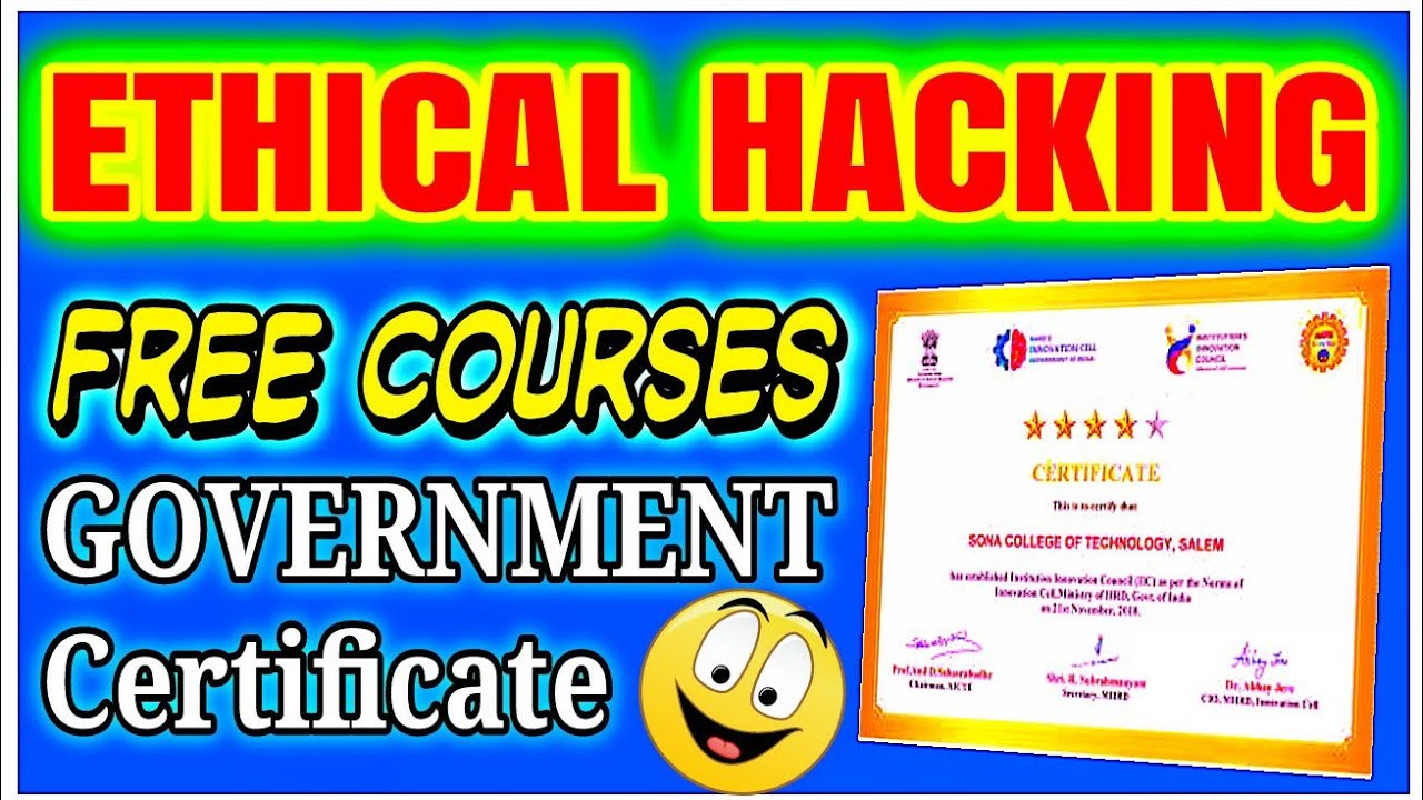 Learn Ethical Hacking course online for free||SWAYAM fully explained||Tamil||Minds of Raj | Video
