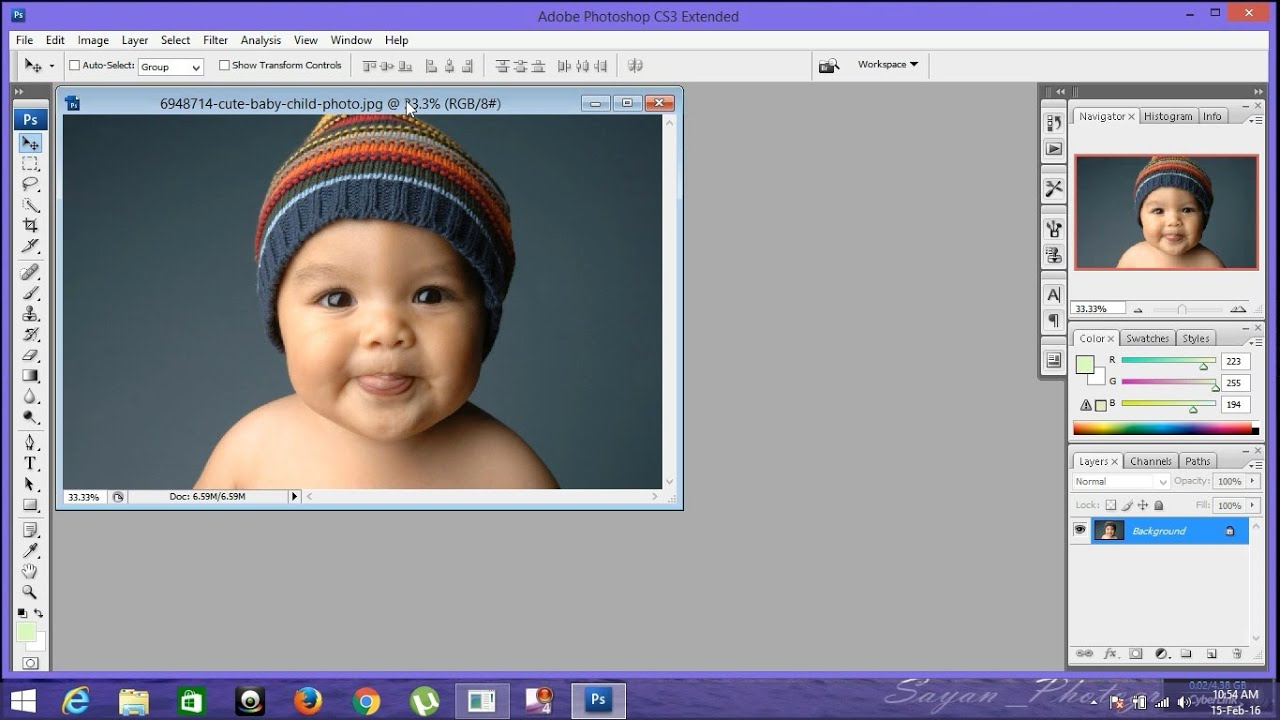 Photoshops Tutorials-How to Use Photoshop CS3 basics (beginners tutorial) PART 1 | Video