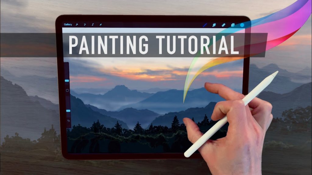 procreate painting tutorial