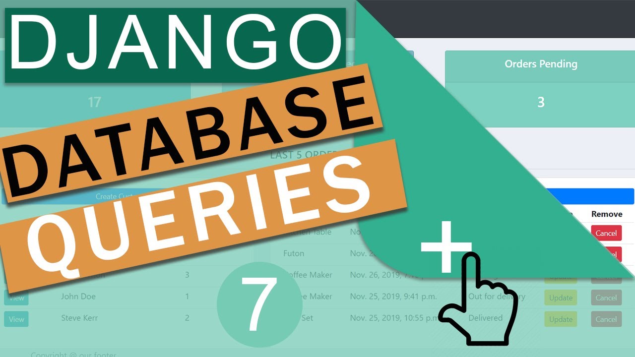Database Model Queries  | Django (3.0)  Crash Course Tutorials (pt 7) | Video