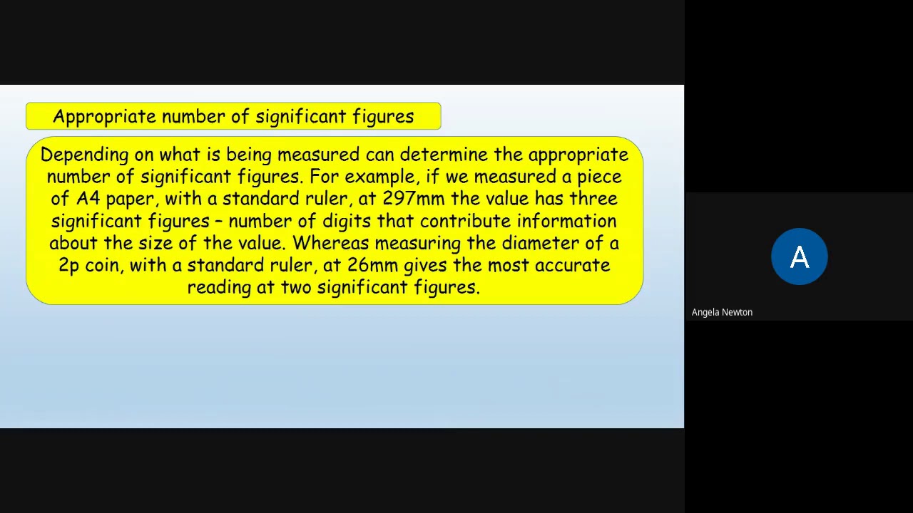 Science Tutorials | Decimal Places and Significant Figures | Video