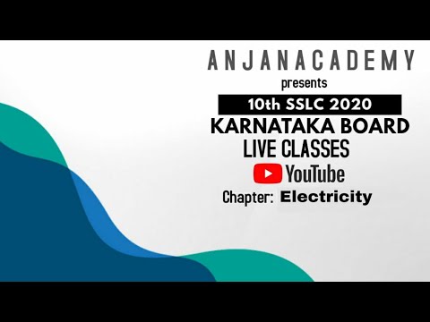 Live 10th Science SSLC Class || Electricity || Full Chapter || Tutorials | Video